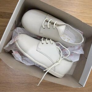 Elegant Ivory Kids Dress Shoes